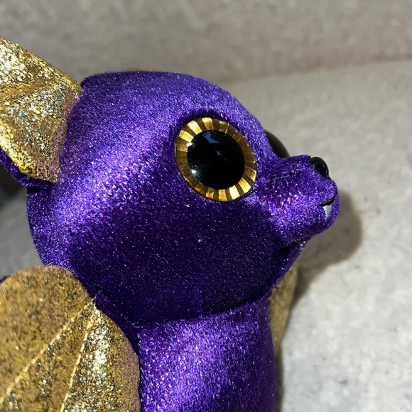 Ty Beanie Boos Glitter Bat Plush - Picture 6 of 8